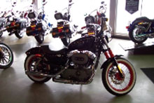 2008 1200N Nightster® in Vivid Black customized in Battle Creek Harley Davidson®, Battle Creek, Michigan